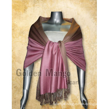 FASHION Double face solid color viscose scarf and shawl